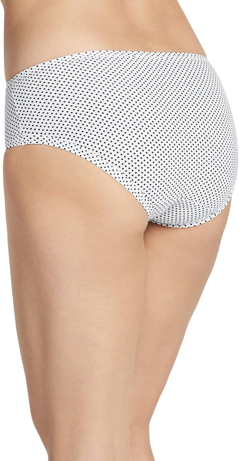 imageJockey Womens Underwear Plus Size Elance Hipster 3 PackBlue HeatherDeep BlueBlue Dot
