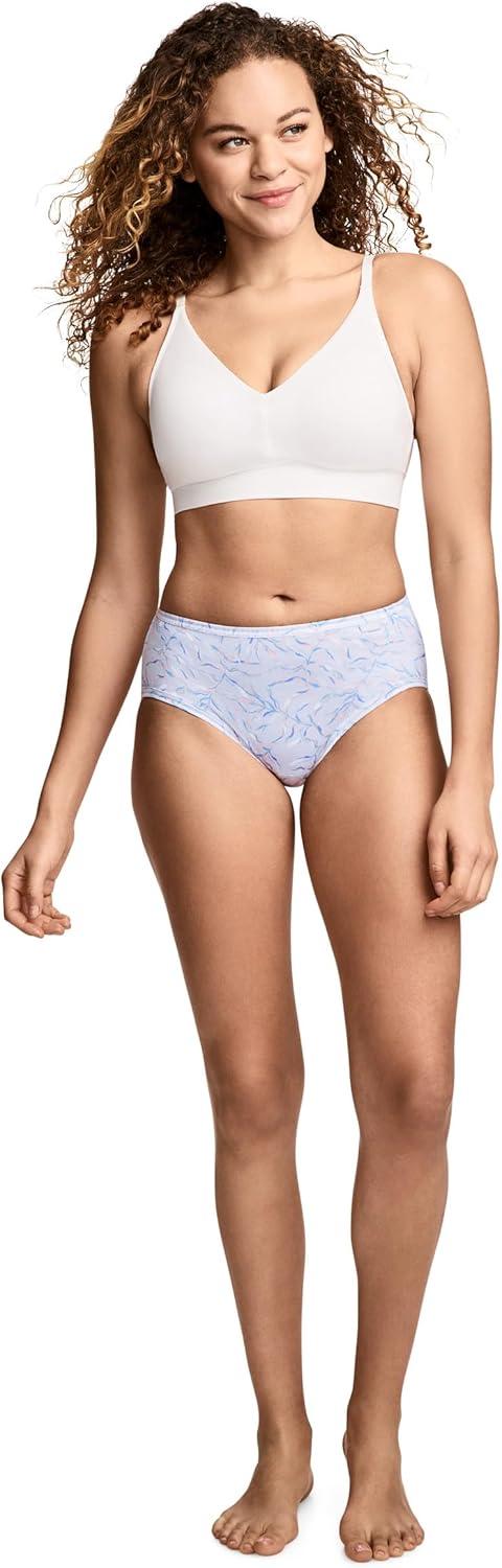imageJockey Womens Underwear Plus Size Elance Hipster 3 PackWavering Floral