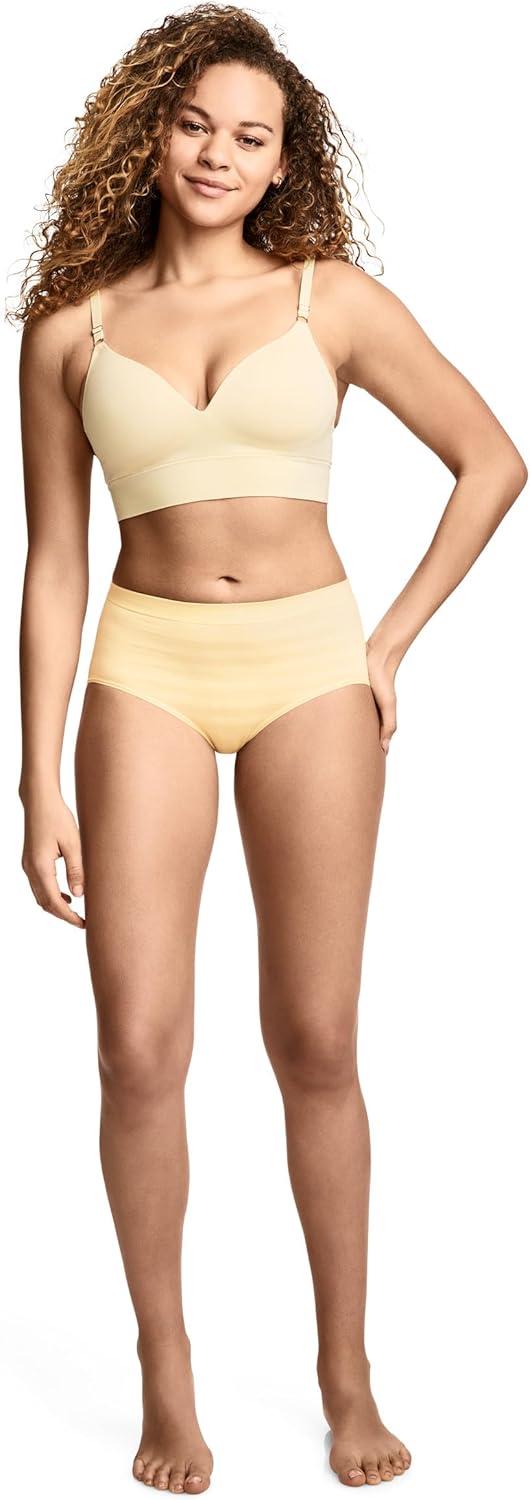 imageJockey Womens Underwear Seamfree BriefSunny Stripe