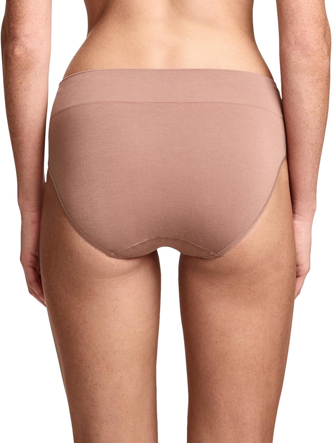 imageJockey Womens Underwear Seamfree Comfort Waist HiCutAlmond