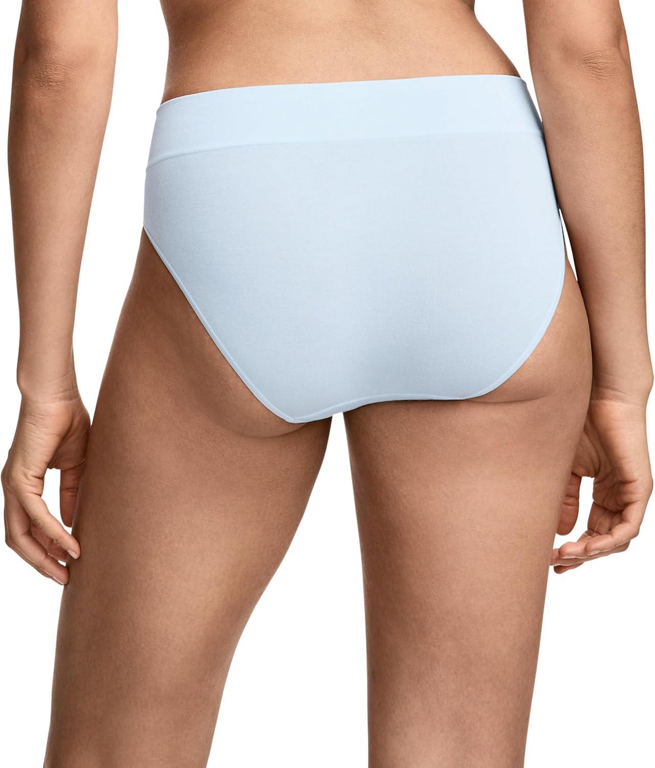 imageJockey Womens Underwear Seamfree Comfort Waist HiCutBlue Topaz