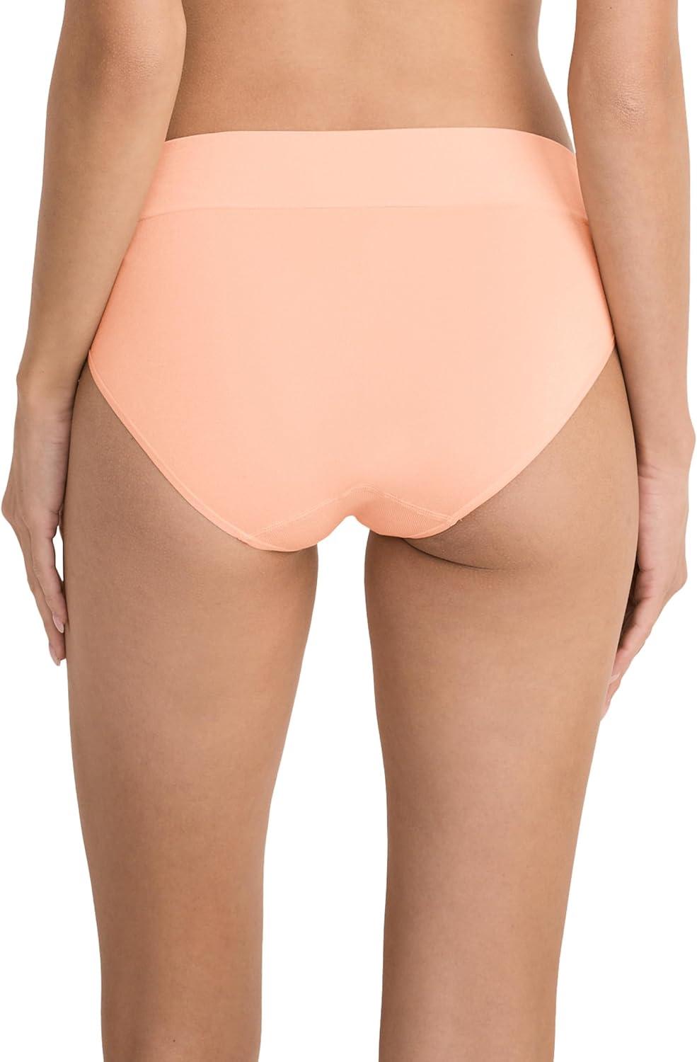 imageJockey Womens Underwear Seamfree Comfort Waist HiCutPeach Smoothie