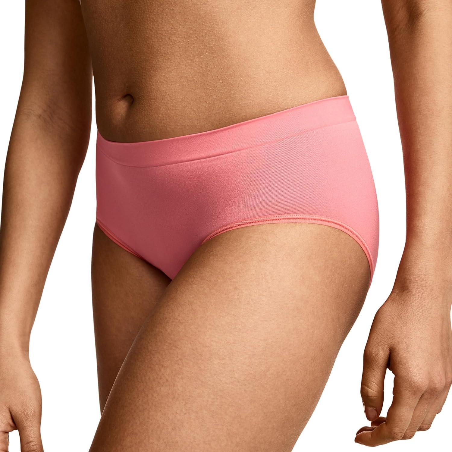 imageJockey Womens Underwear Seamfree HipsterCoral Pink