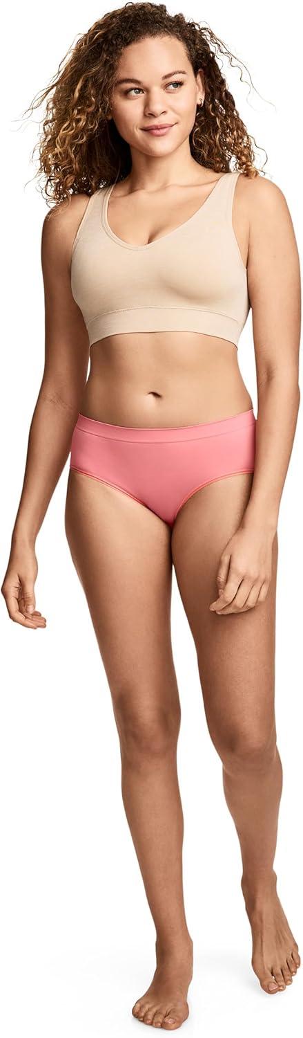 imageJockey Womens Underwear Seamfree HipsterCoral Pink