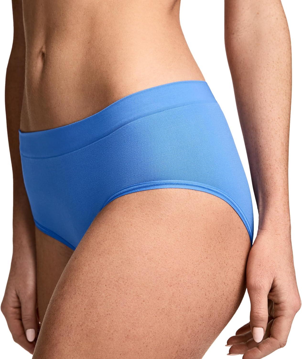 imageJockey Womens Underwear Seamfree HipsterCrisp Blue