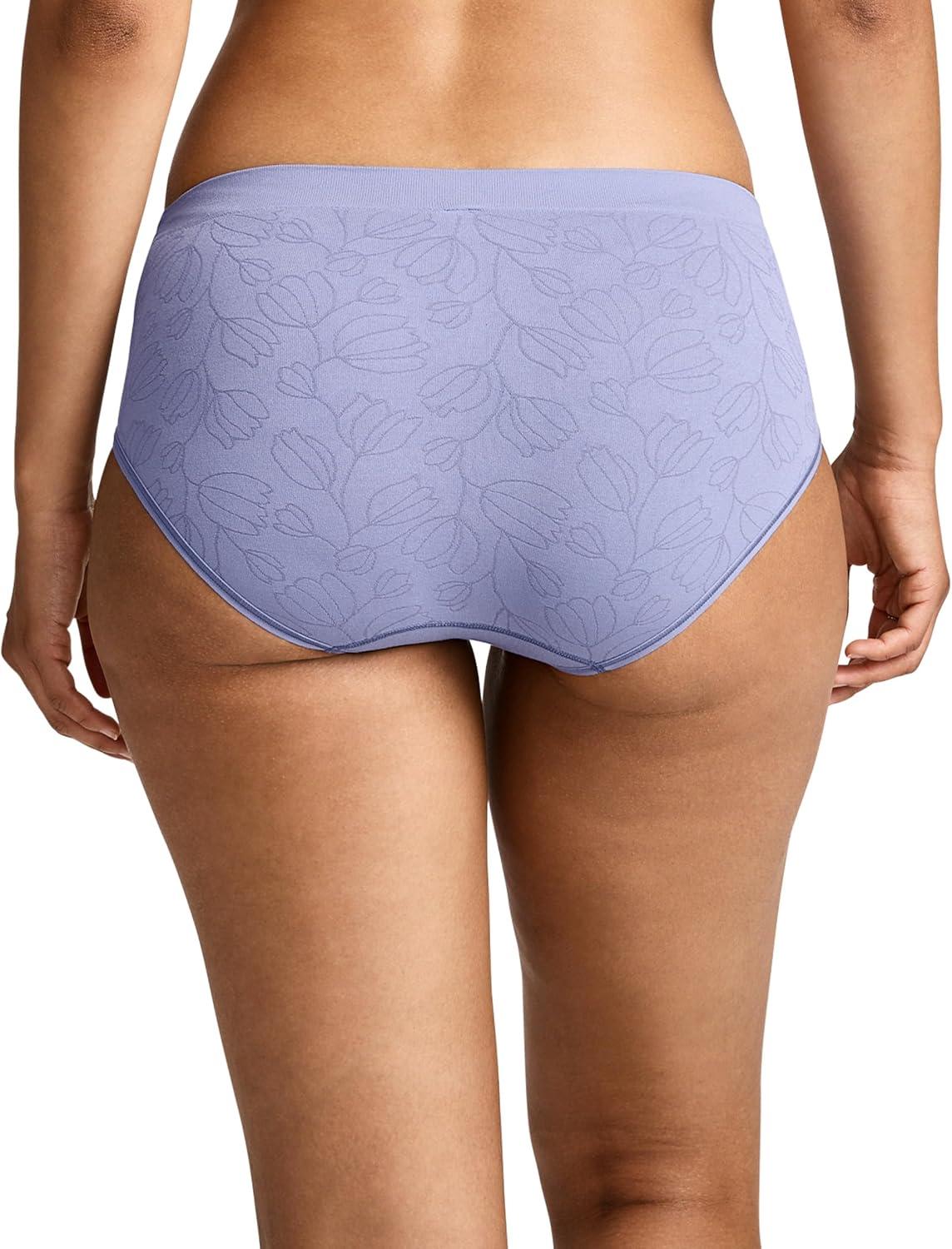 imageJockey Womens Underwear Seamfree HipsterHydrangea Bloom