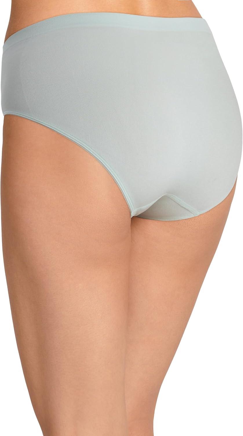 imageJockey Womens Underwear Smooth amp Shine Seamfree BriefSubtle Mint
