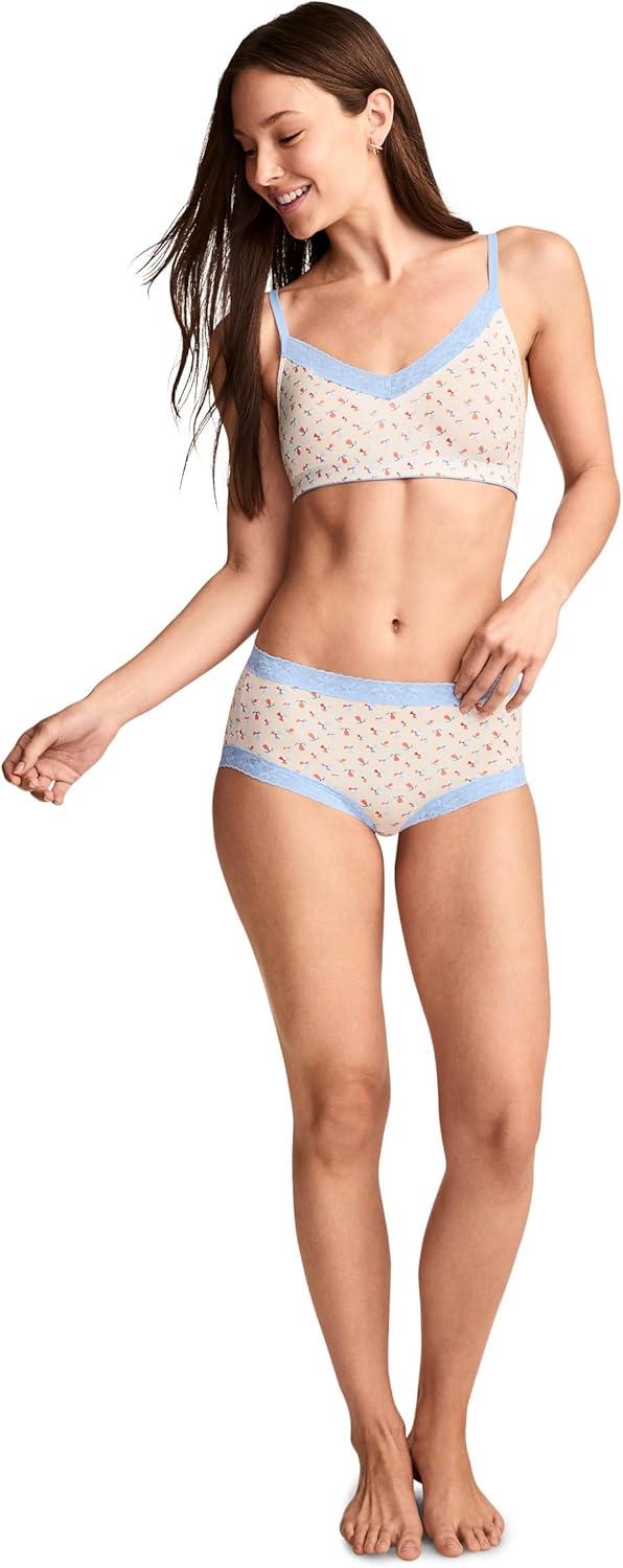 imageJockey Womens Underwear Soft Stretch Lace Microfiber BriefBeach Ball