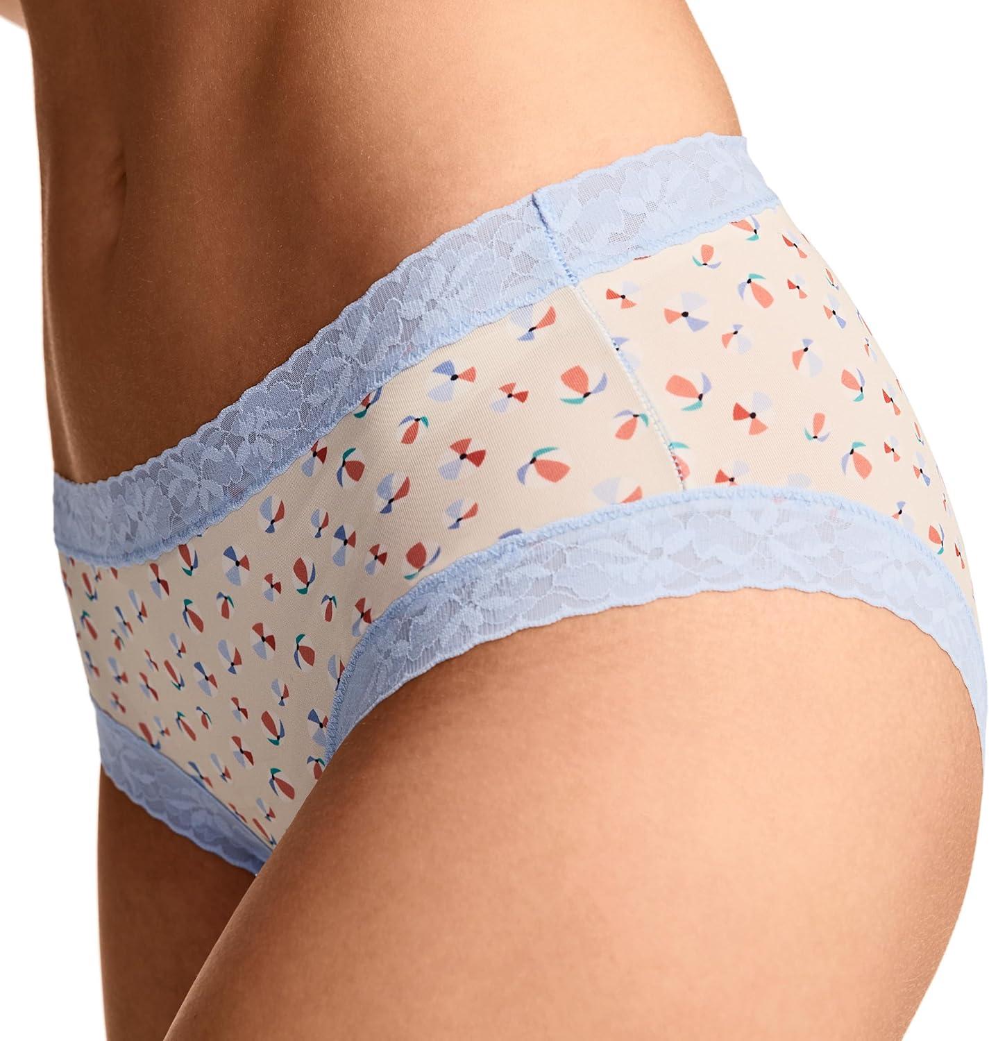 imageJockey Womens Underwear Soft Stretch Lace Microfiber HipsterBeach Ball