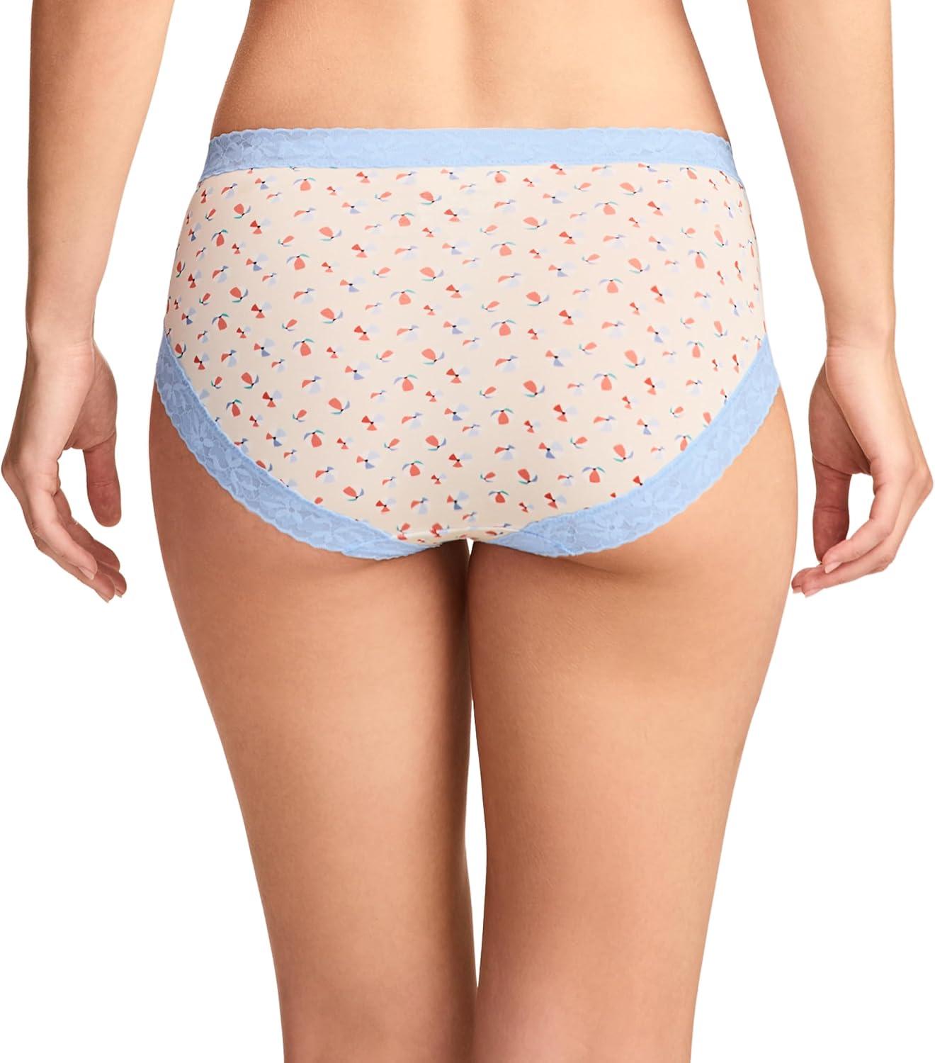 imageJockey Womens Underwear Soft Stretch Lace Microfiber HipsterBeach Ball