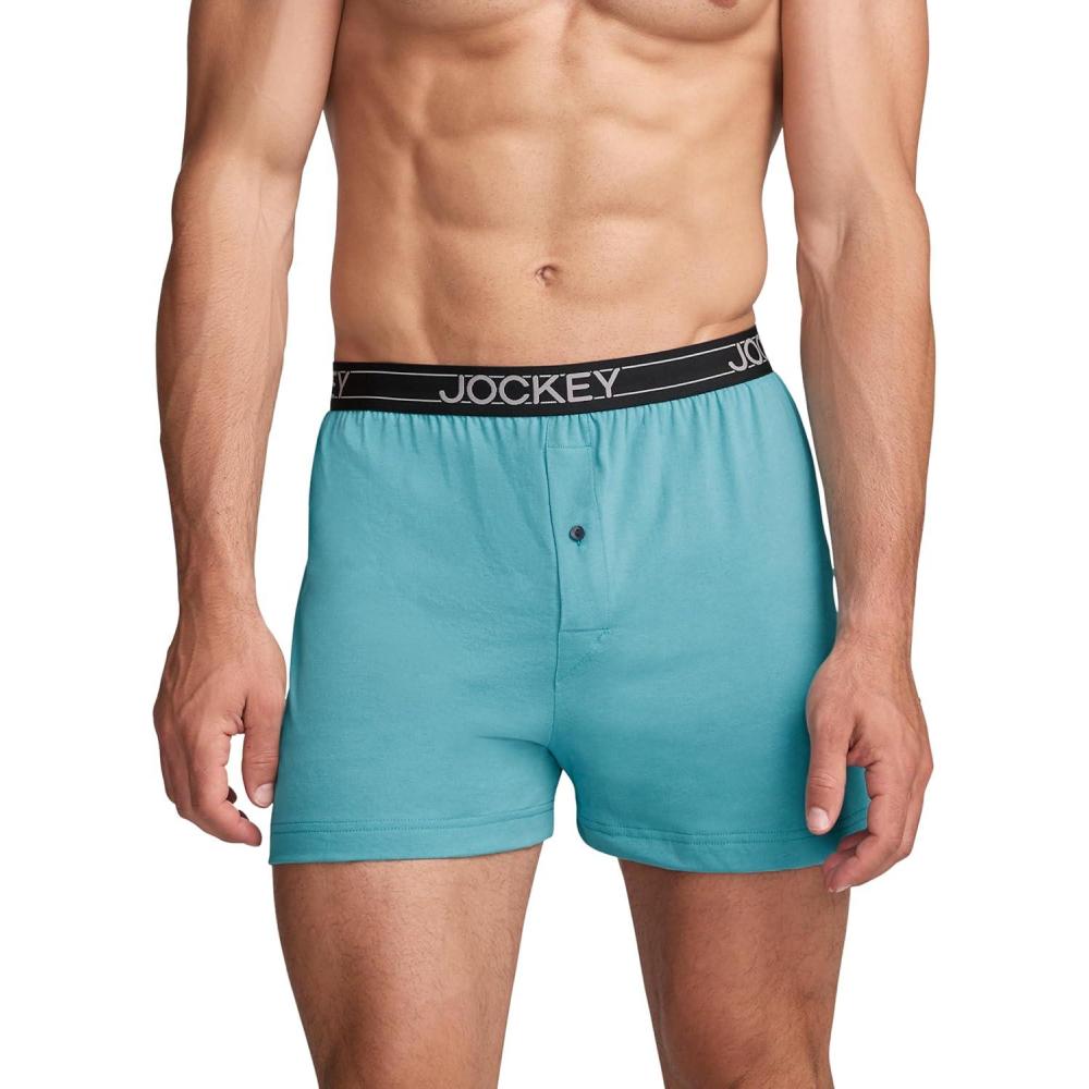 imageJockey Mens Underwear ActiveBlend Knit 5 BoxerCove