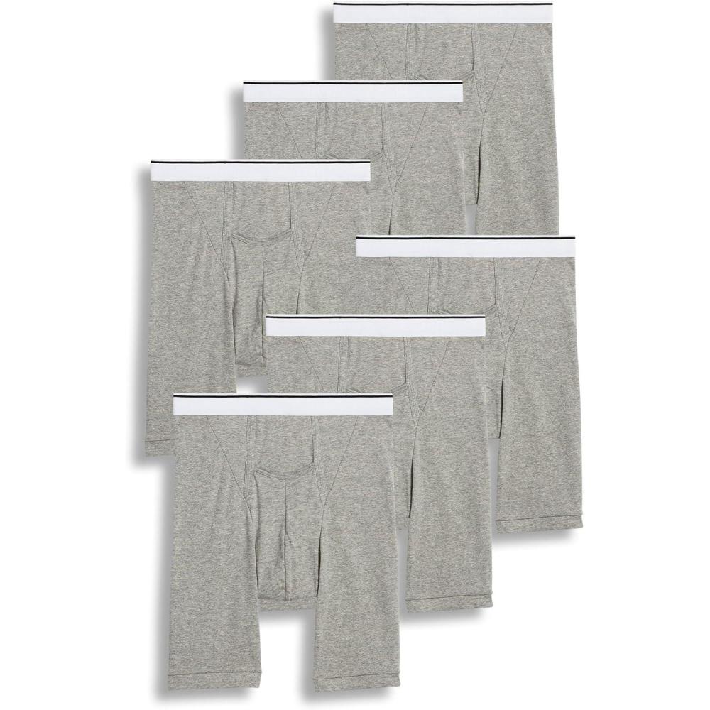 imageJockey Mens Underwear Pouch 10 Midway Brief 6 PackGrey Heather