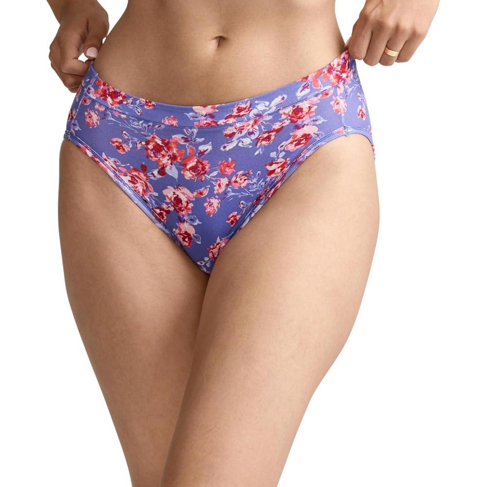 imageJockey Womens Underwear Cotton Stretch Hi CutFloral Spell