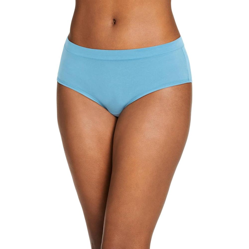 imageJockey Womens Underwear Cotton Stretch HipsterBlue Stone