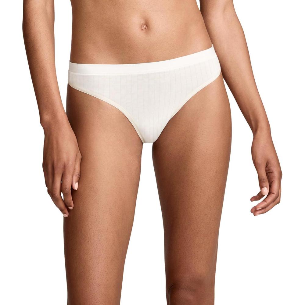 imageJockey Womens Underwear Light amp Airy ThongIvory