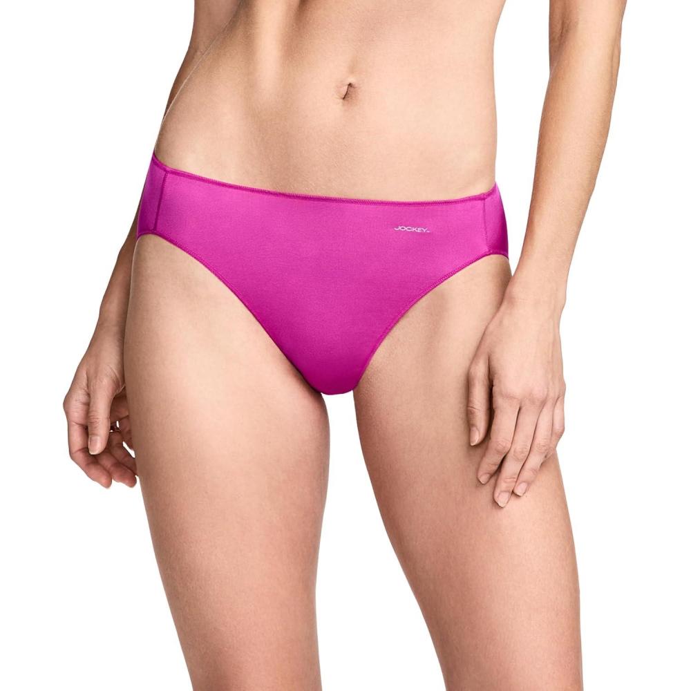 imageJockey Womens Underwear No Panty Line Promise Tactel Hi CutCactus Flower
