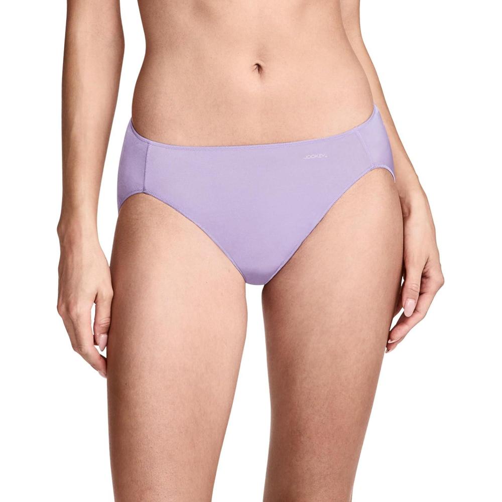 imageJockey Womens Underwear No Panty Line Promise Tactel Hi CutLavandula