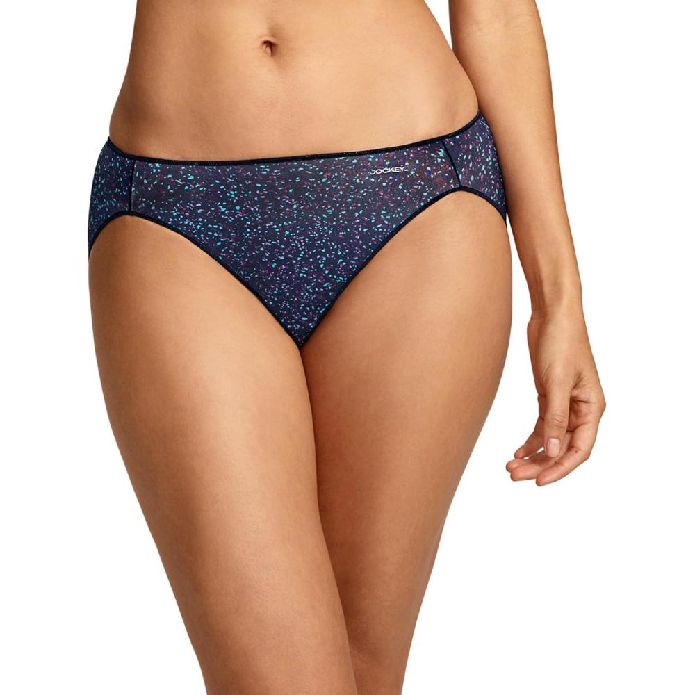 imageJockey Womens Underwear No Panty Line Promise Tactel Hi CutPebbled Texture
