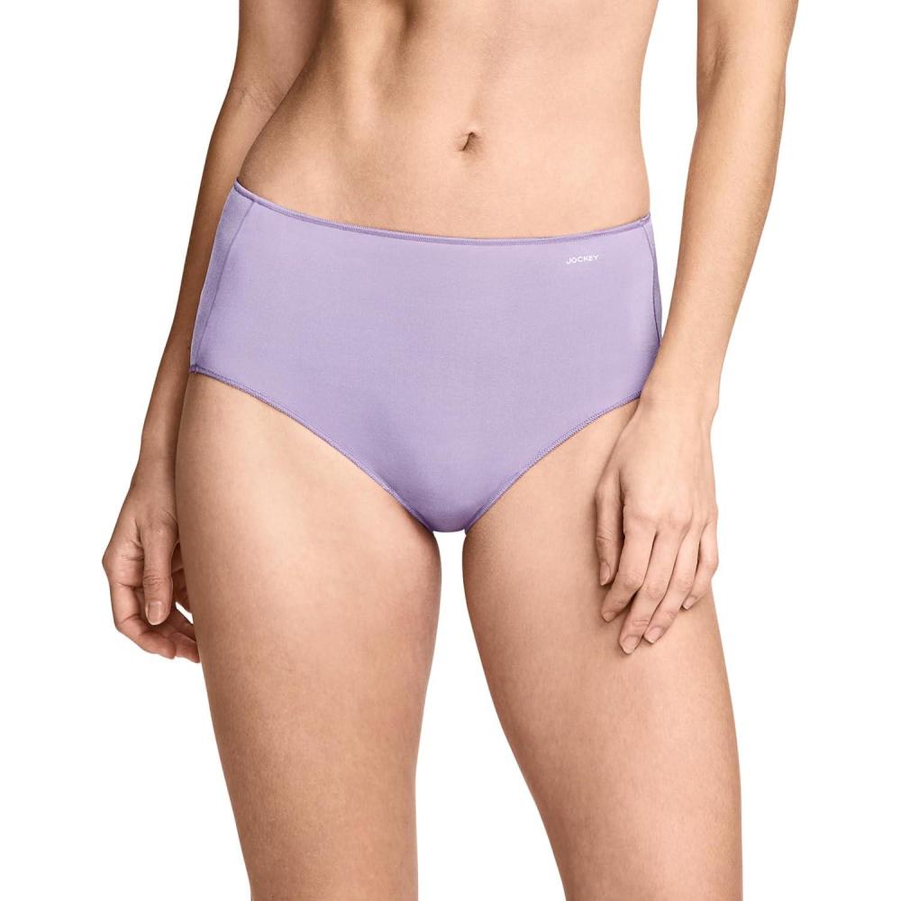 imageJockey Womens Underwear No Panty Line Promise Tactel Hip BriefLavandula
