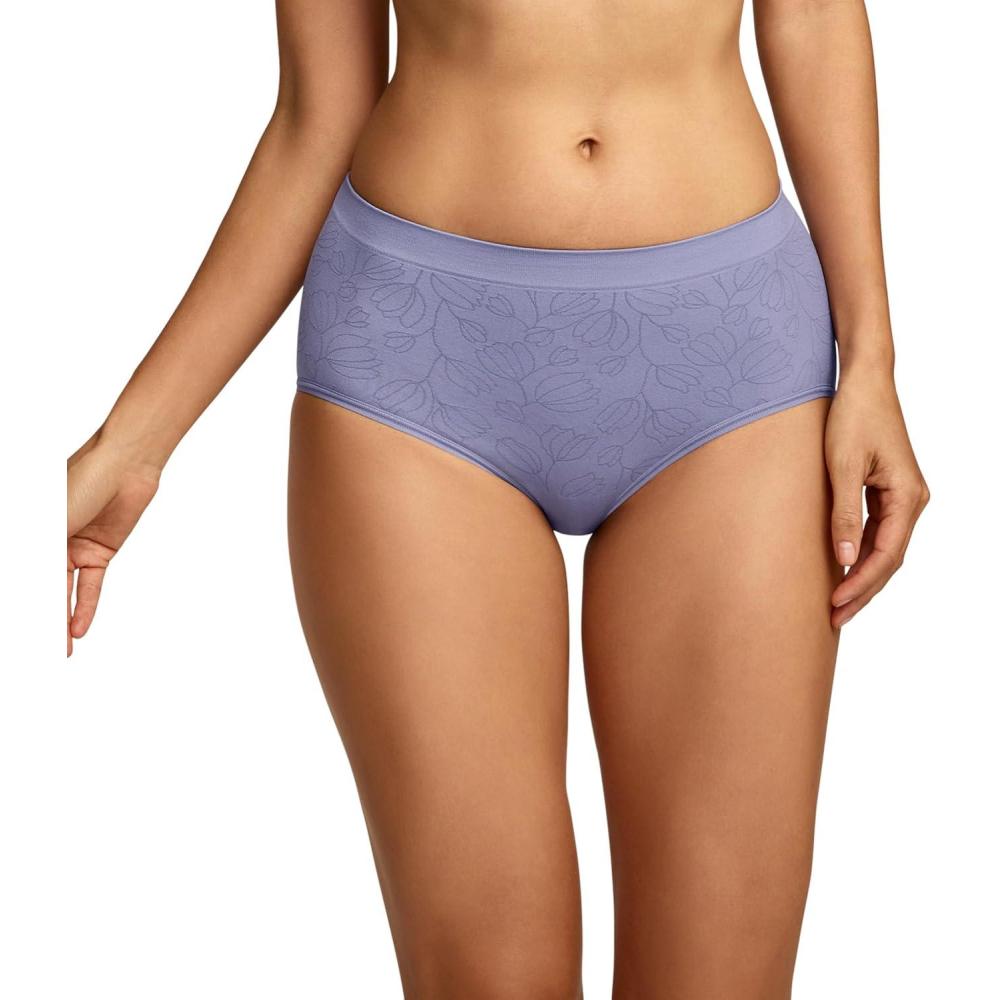imageJockey Womens Underwear Seamfree BriefHydrangea Bloom