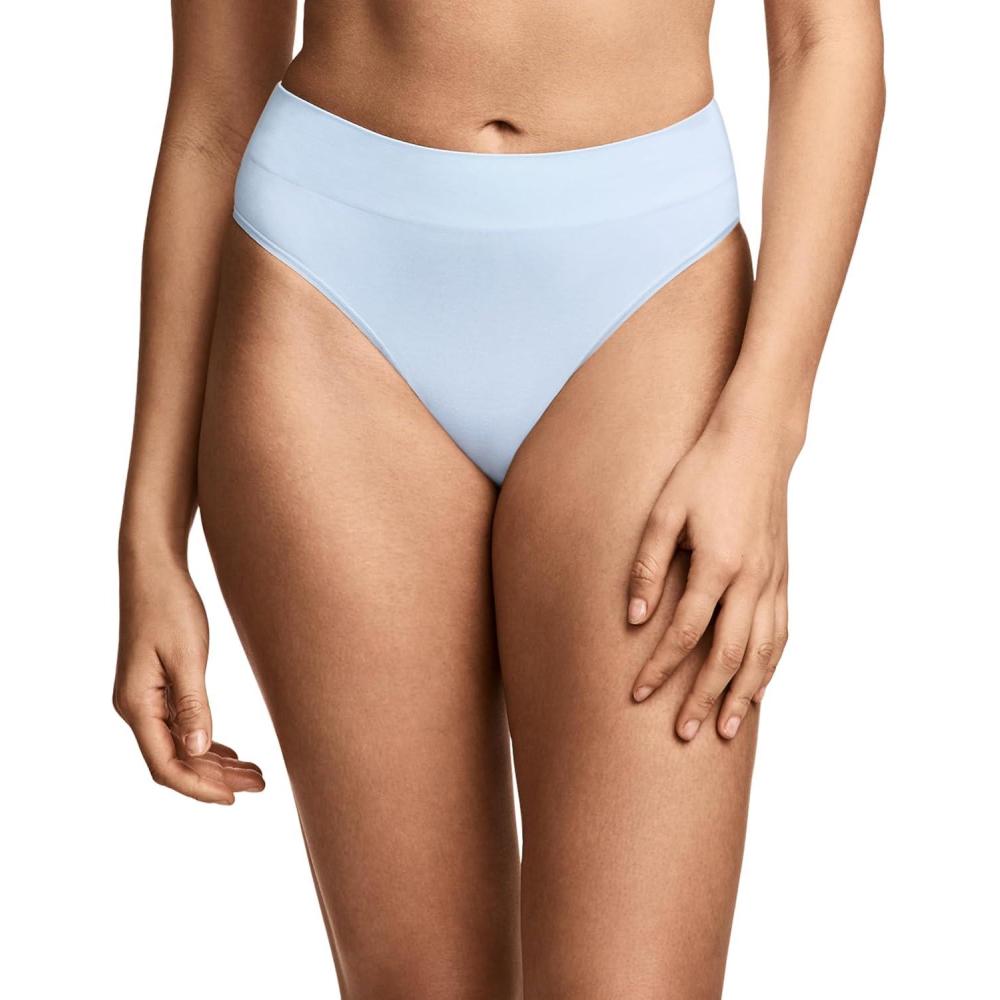 imageJockey Womens Underwear Seamfree Comfort Waist ThongBlue Topaz