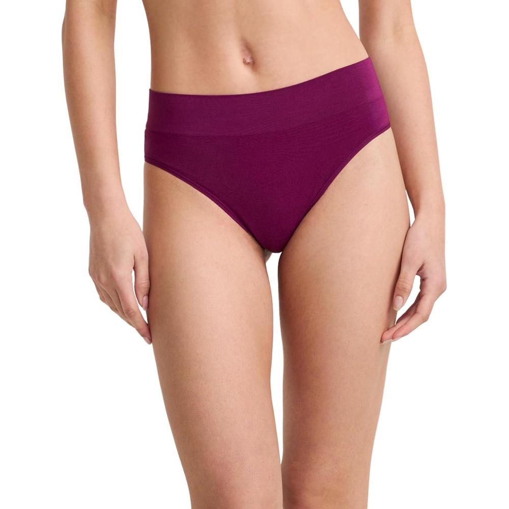 imageJockey Womens Underwear Seamfree Comfort Waist ThongVintage Plum