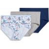 Grey Heather/Ink Well/Ditsy Blue Floral