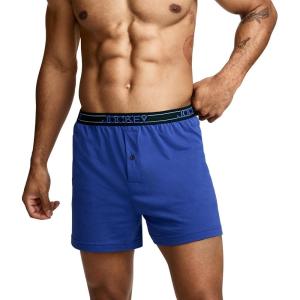 Jockey Men’s Underwear ActiveBlend Knit 5″ Boxer(Intense Royal)