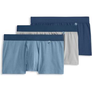 Jockey Men’s Underwear Hypersoft 360 3″ Trunk – 3 Pack(Nocturne Mist)