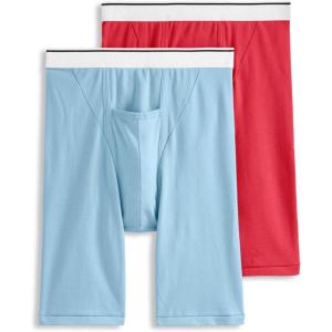 Jockey Men’s Underwear Pouch 10″ Midway Brief – 2 Pack(Dragonmist)
