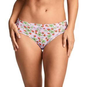 Jockey Women’s Underwear Cotton Stretch Bikini(Berry Blooms)