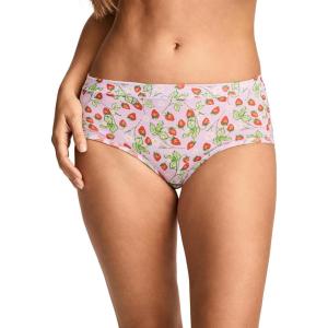 Jockey Women’s Underwear Cotton Stretch Hipster(Berry Blooms)