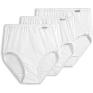 Jockey Women’s Underwear Elance Brief – 3 Pack(White)