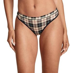 Jockey Women’s Underwear Light & Airy Thong(Cozy Bay Plaid)
