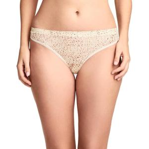 Jockey Women’s Underwear Light & Airy Thong(Natural Pebble)