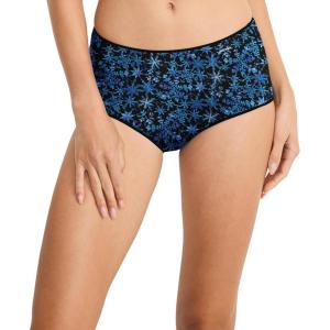 Jockey Women’s Underwear No Panty Line Promise Tactel Hip Brief(Icy Snowflake)