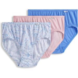 Jockey Women’s Underwear Plus Size Elance Hipster – 3 Pack(Wavering Floral)