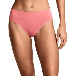 Jockey Women’s Underwear Seamfree Comfort Waist Hi-Cut(Coral Pink)