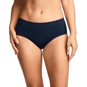 Jockey Women’s Underwear Seamfree Hipster(Blue Jacquard)