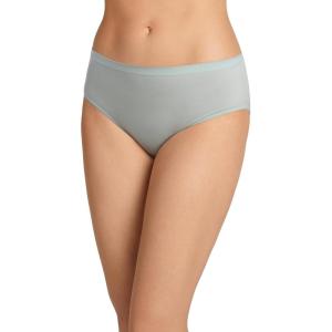 Jockey Women’s Underwear Smooth & Shine Seamfree Brief(Subtle Mint)