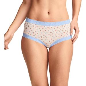 Jockey Women’s Underwear Soft Stretch Lace Microfiber Brief(Beach Ball)