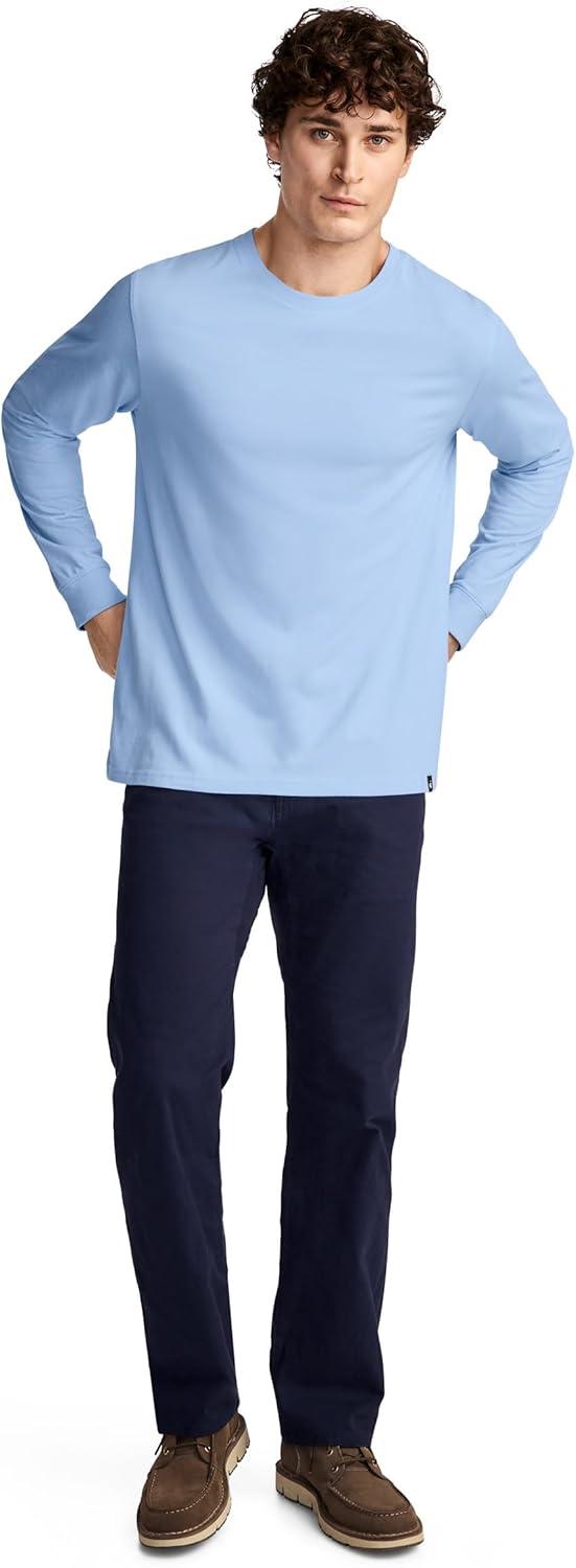 imageJockey Mens Casualwear Legacy Long Sleeve Crew Neck TShirtBrilliant Blue