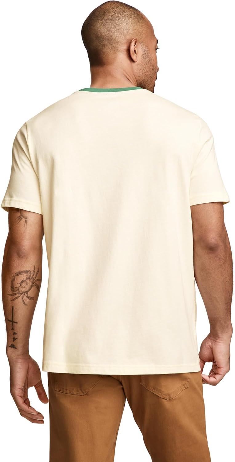 imageJockey Mens Casualwear Legacy Pocket Crew Neck TShirtFawn