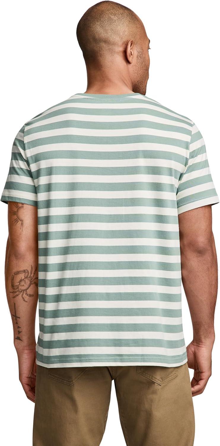 imageJockey Mens Casualwear Legacy Pocket Crew Neck TShirtHike Stripe