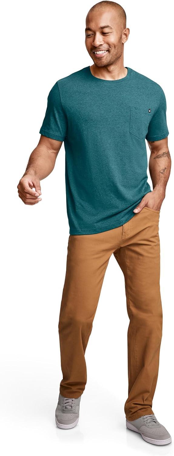 imageJockey Mens Casualwear Legacy Pocket Crew Neck TShirtSincerely Teal