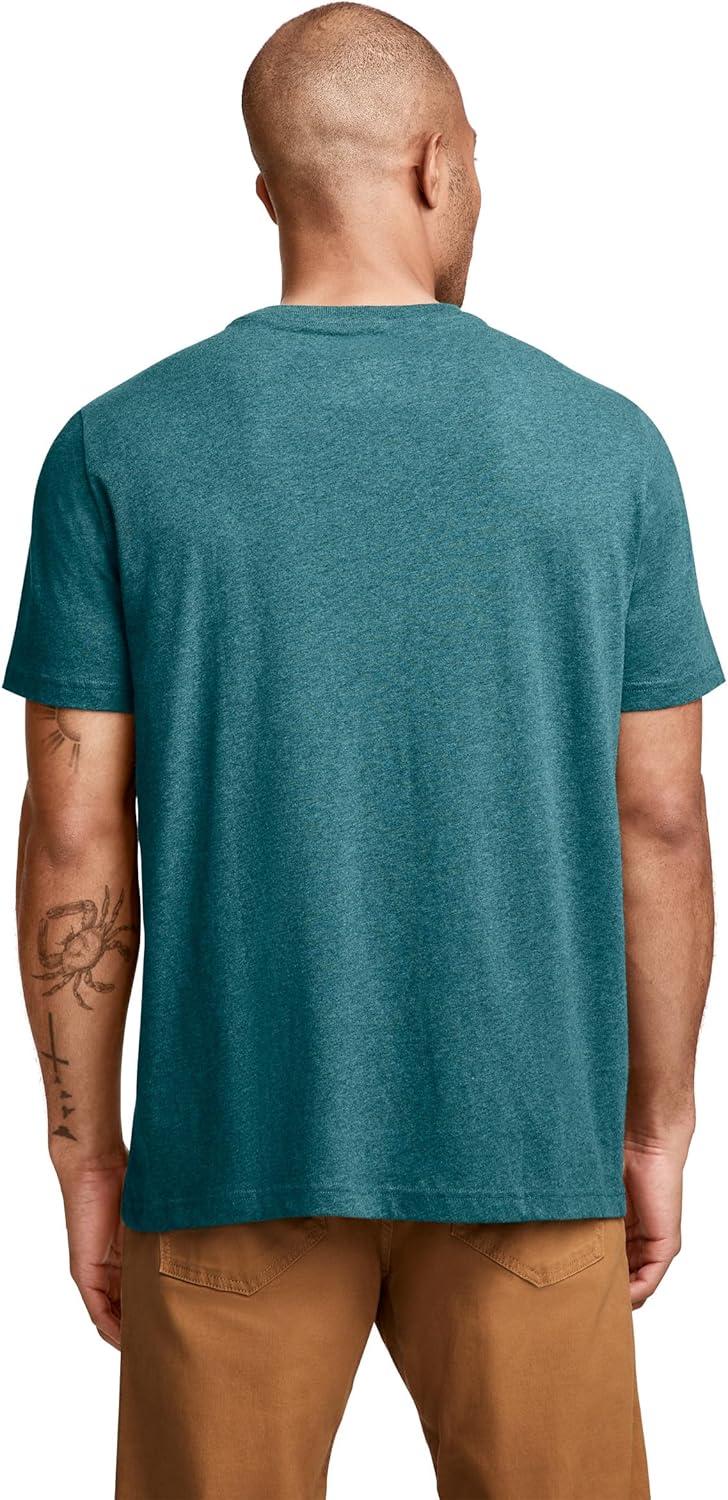 imageJockey Mens Casualwear Legacy Pocket Crew Neck TShirtSincerely Teal
