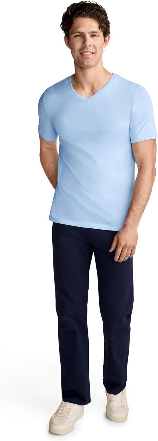 imageJockey Mens Casualwear Made2Fit VNeck TShirtBrilliant Blue