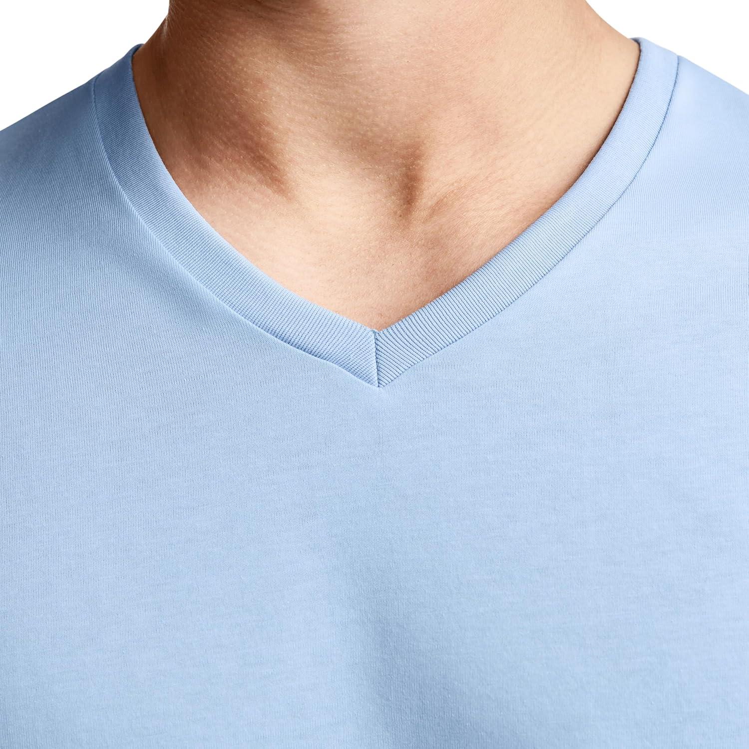 imageJockey Mens Casualwear Made2Fit VNeck TShirtBrilliant Blue