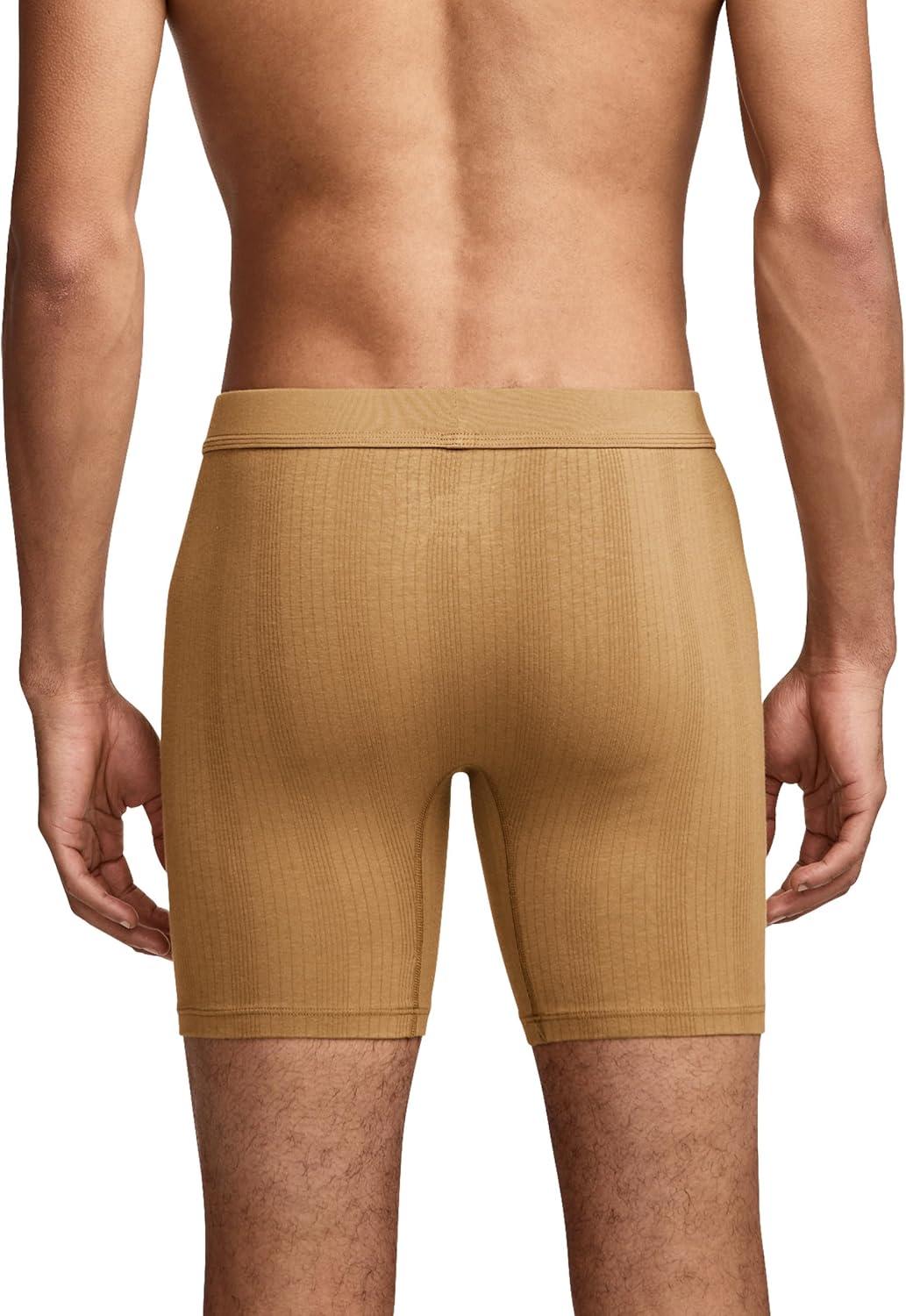 imageJockey Mens Underwear Hypersoft 360 6 Boxer Brief 3 PackGoldenrod