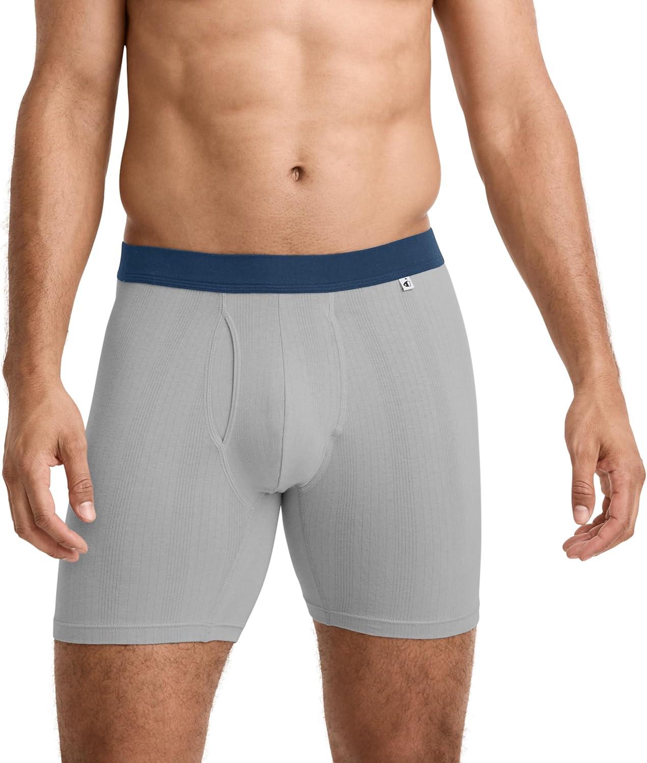 imageJockey Mens Underwear Hypersoft 360 6 Boxer Brief 3 PackNocturne Mist